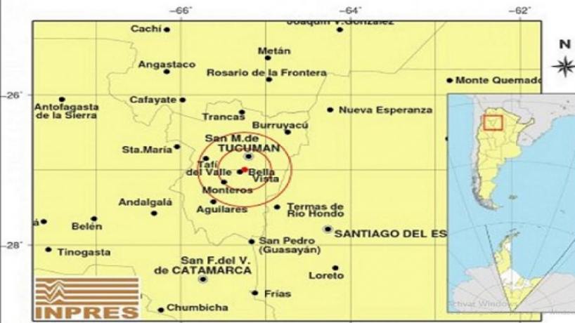 El sismo que se registró en Tucumán no produjo daños