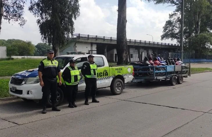 94 detenidos y 10 motocicletas secuestradas