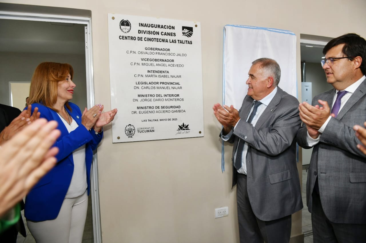 Fue inaugurado el nuevo Centro de Cinotecnia de la Policía en Las Talitas