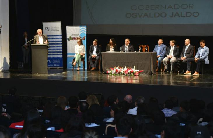 Jaldo encabezó el lanzamiento del curso Jovenes Líderes 2025