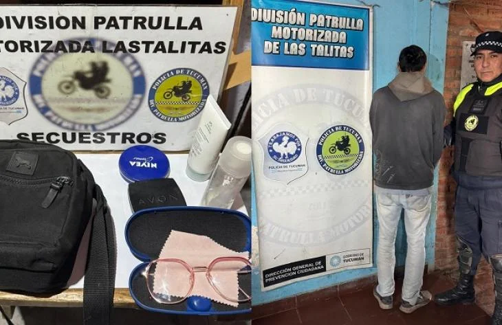 Atrapan a un arrebatador y recuperan lo robado