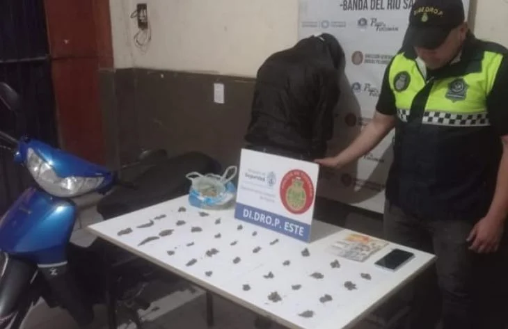 Un control preventivo permitió el secuestro de marihuana en Banda del Río Salí