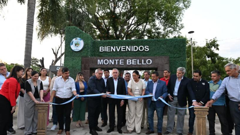 Jaldo participó del aniversario de Monte Bello e inauguró obras
