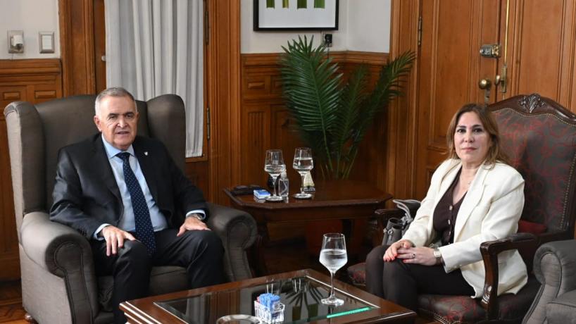 Jaldo recibió en Casa de Gobierno a la senadora nacional Beatriz Ávila